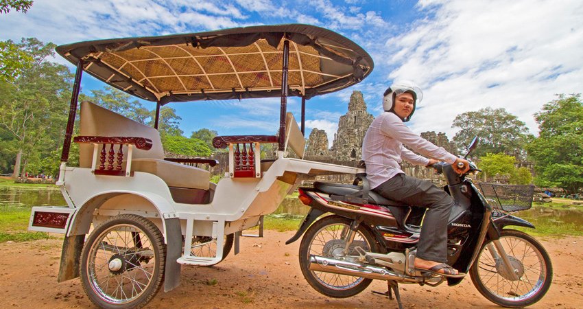 1-Day Angkor Wat Admission Ticket With Tuk Tuk